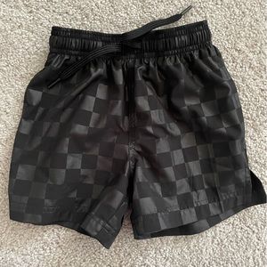 Athletic Works. Soccer shorts. Black checkered print. XS